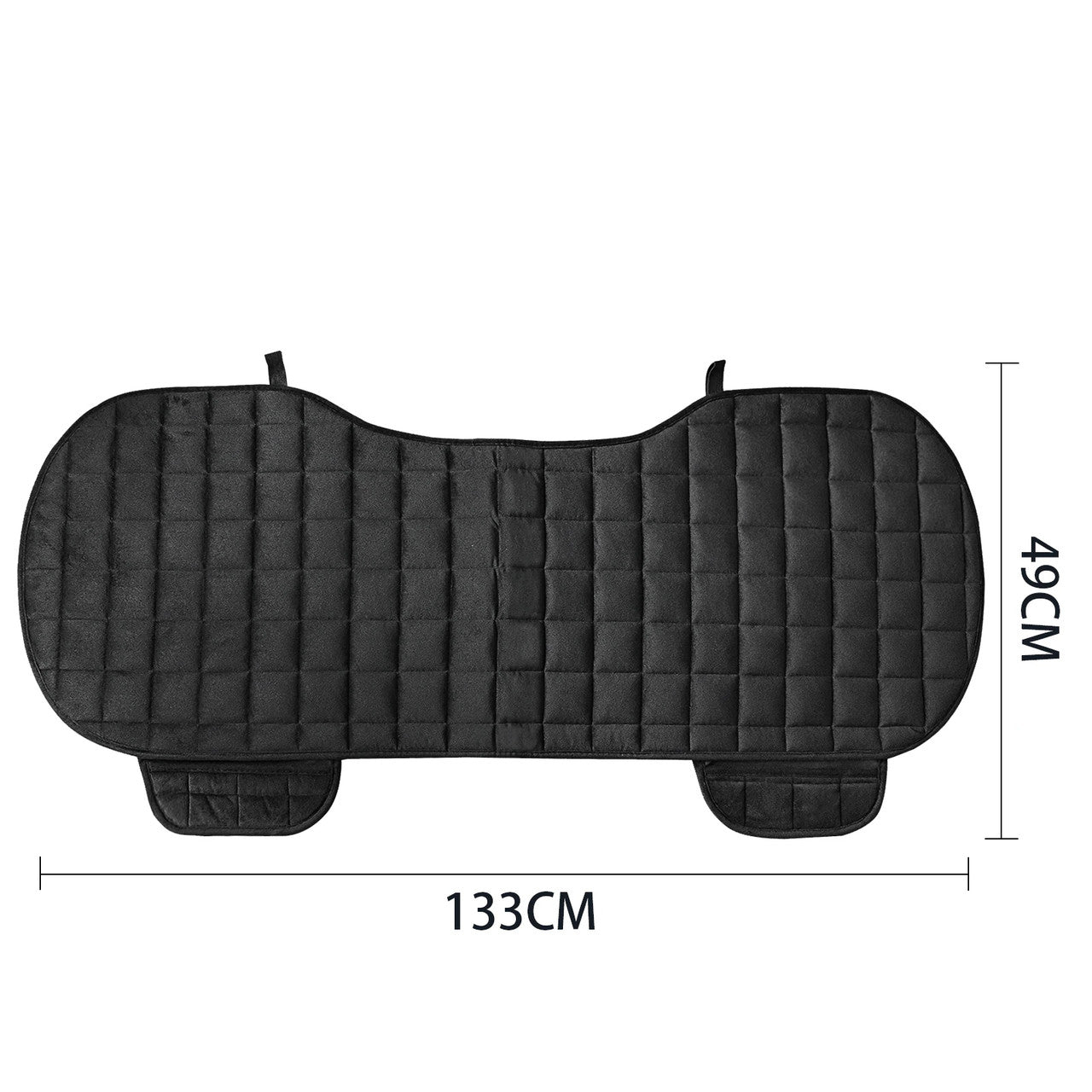 Чохол на заднє сидіння автомобіля  протиковзкий чорний