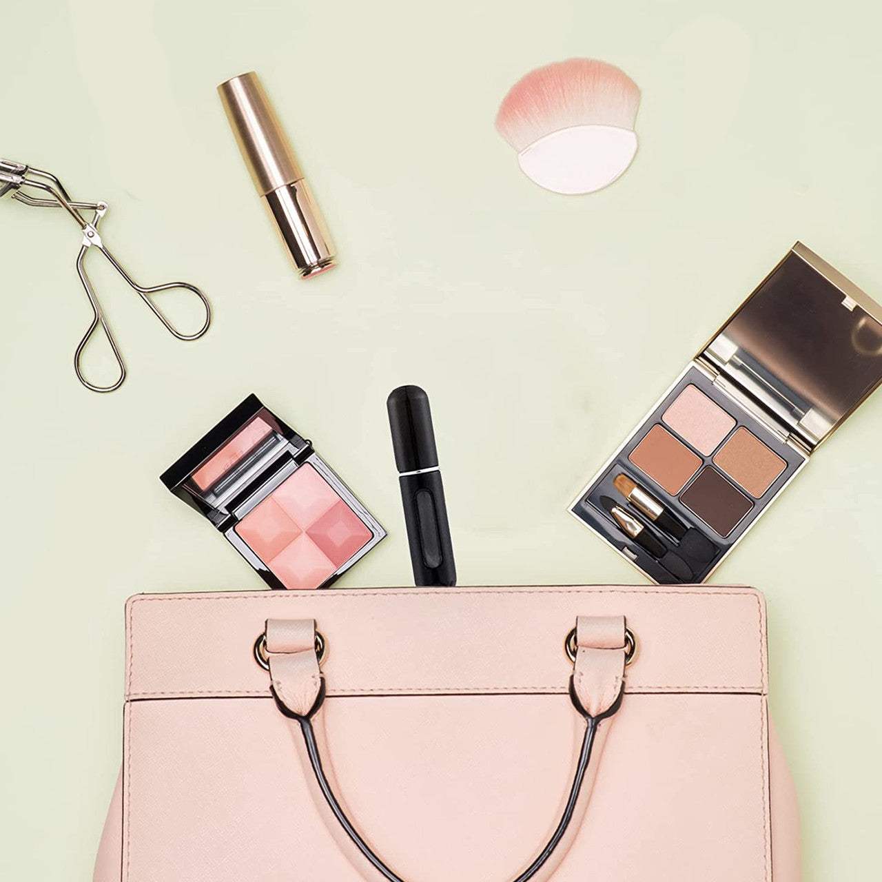 Дорожній флакон атомайзер для парфумів з пульверизатором (чорний, 5 мл)