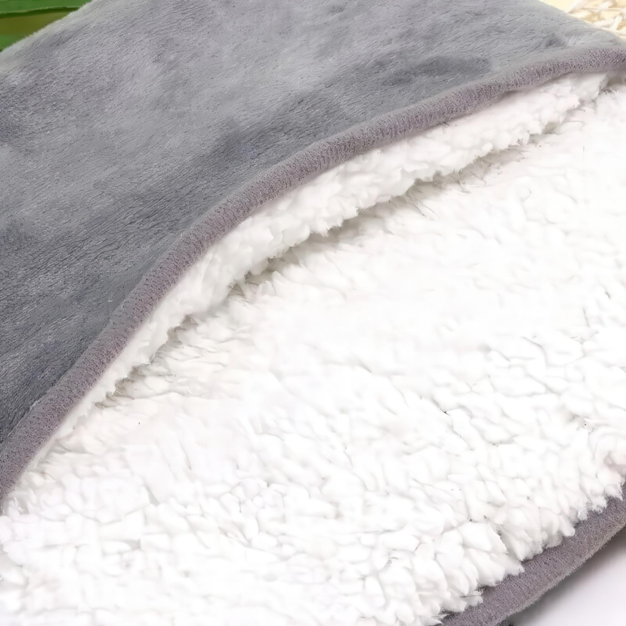 Електрична грілка для ніг USB 29х29 см, сірий колір, швидкий нагрів