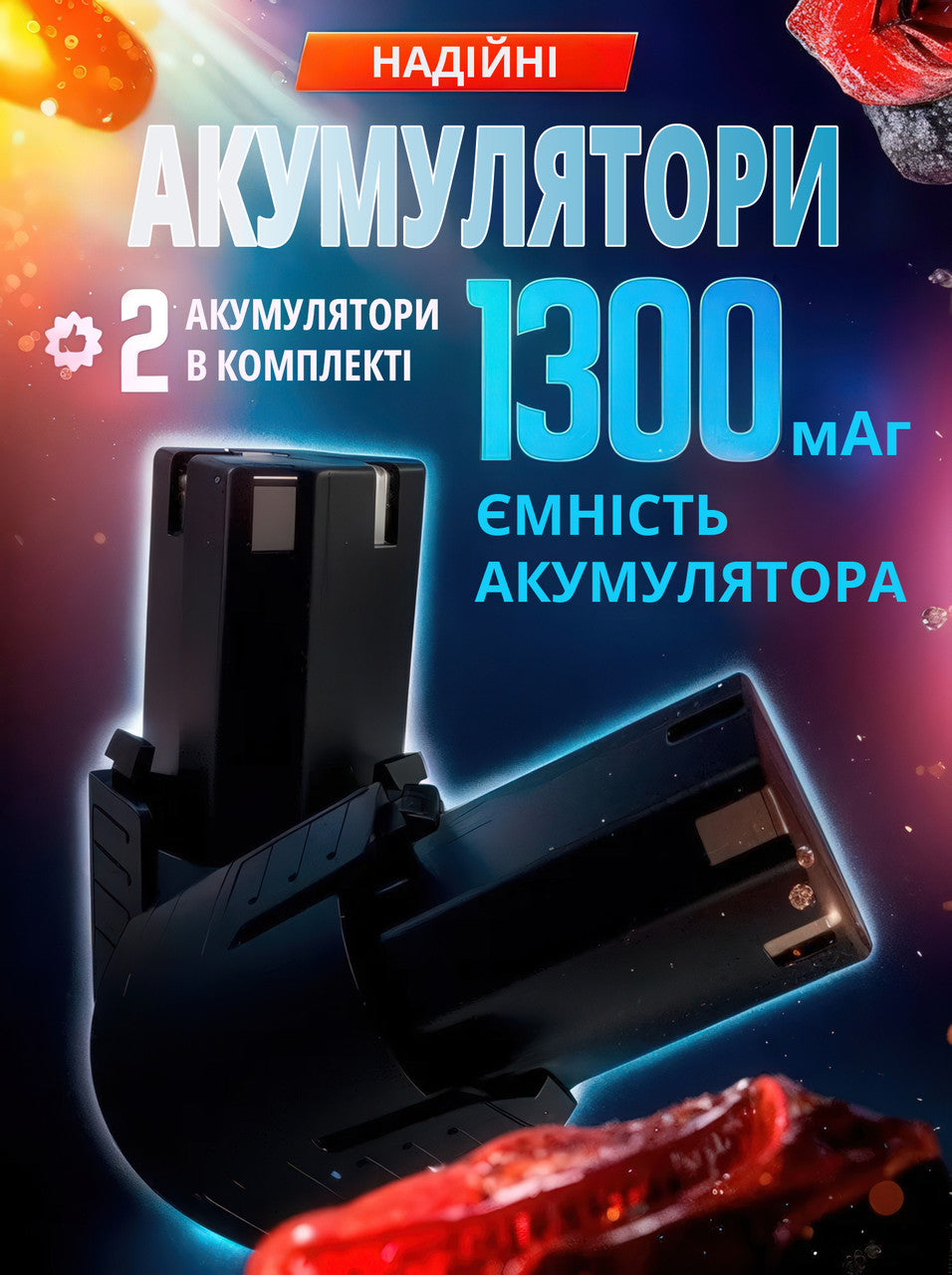 Акумуляторна міні болгарка 12В з кейсом, 2 акумулятори і 2 відрізні диски 75 мм