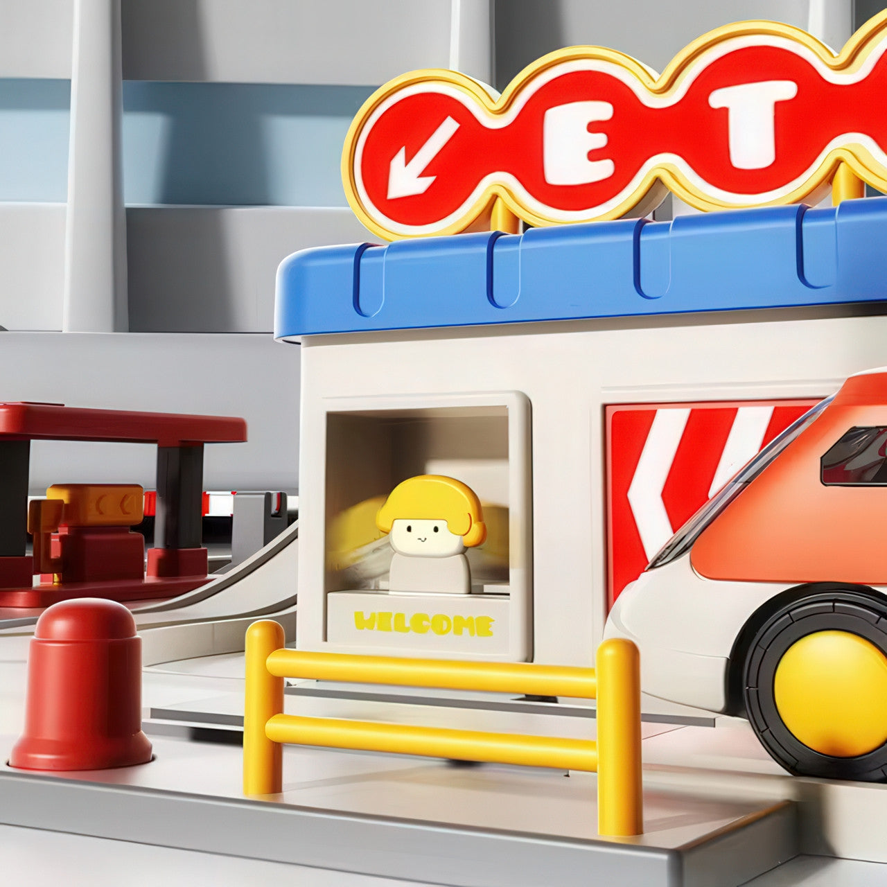 Ігровий набір залізниця Homkey URBAN RAIL (35 деталей, на батарейках)