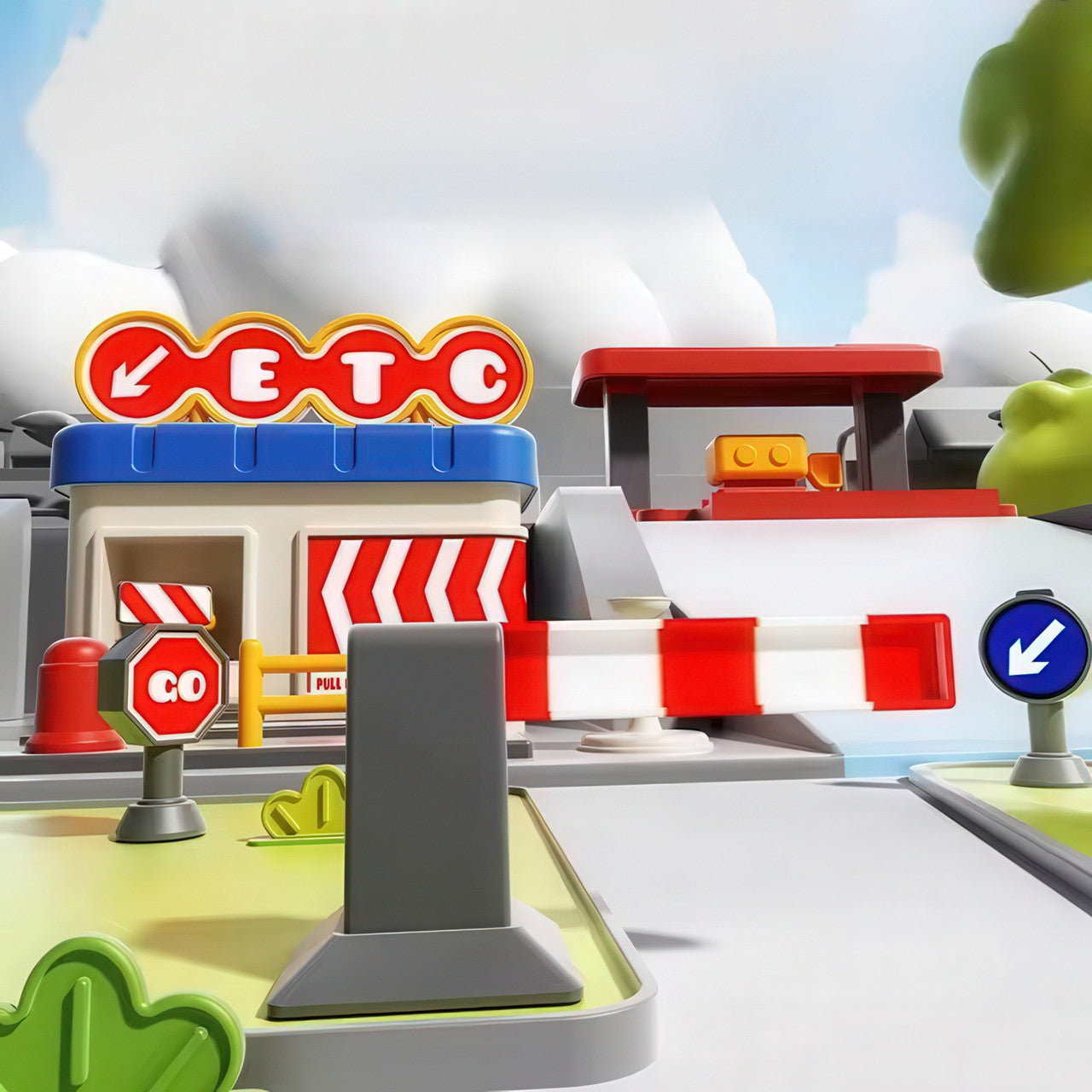 Ігровий набір залізниця Homkey URBAN RAIL (35 деталей, на батарейках)