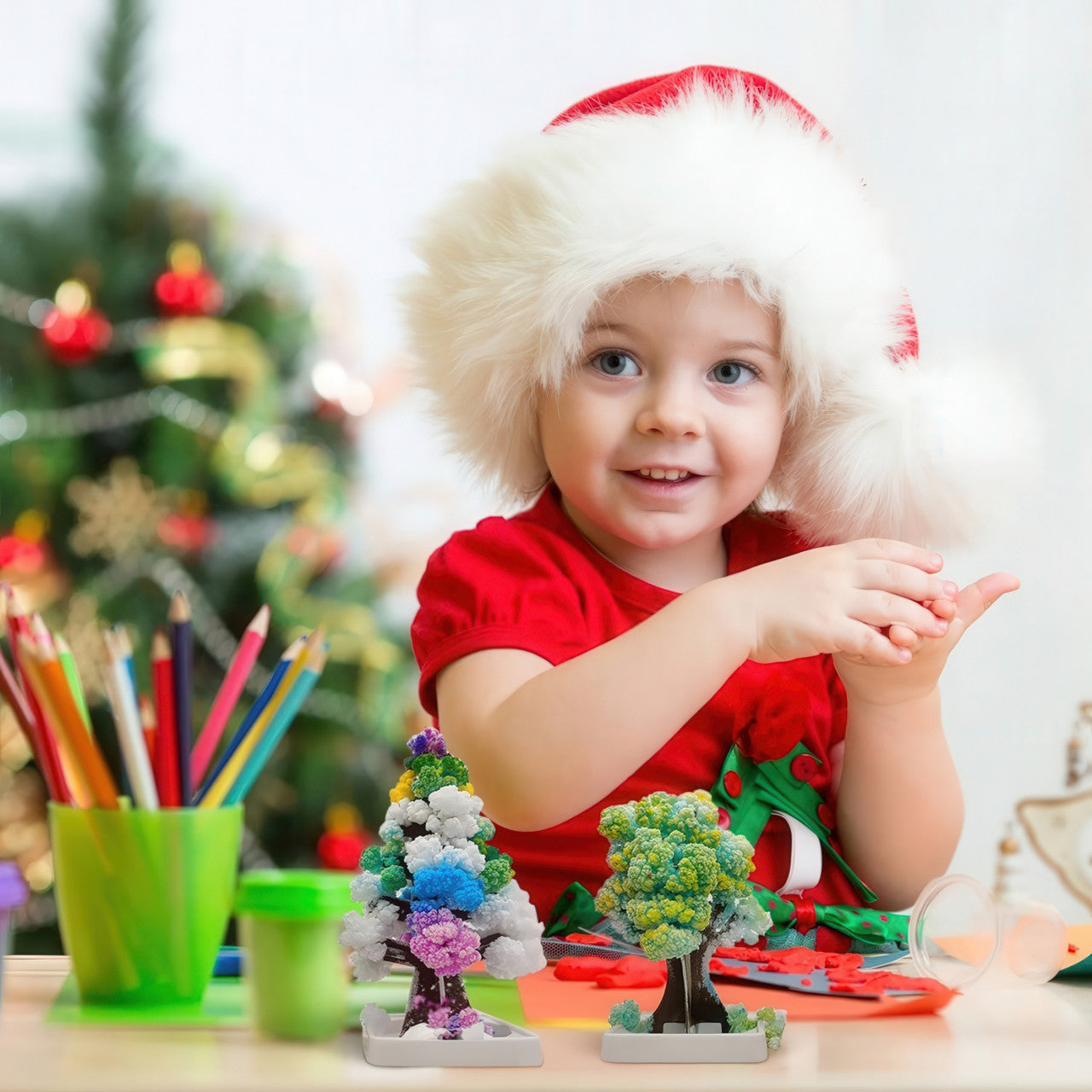 Магічне кристалічне дерево для вирощування своїми руками, набір 3шт