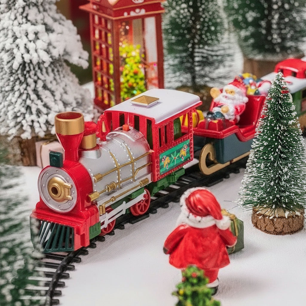 Залізниця Різдвяний експрес, 22 деталі, зі світловими та звуковими ефектами