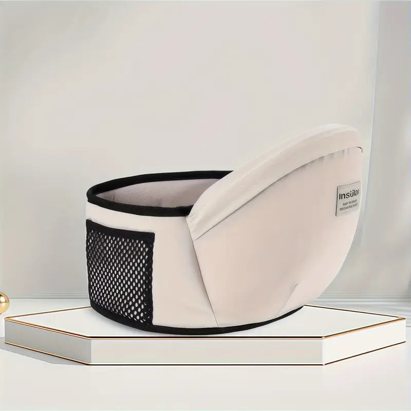 Переноска для дітей хіпсіт з амортизаційним поясом і бічними кишенями